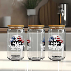 MVGA Make Venezuela Great Again Glass Can Funny Political Gift TS12 Print Your Wear