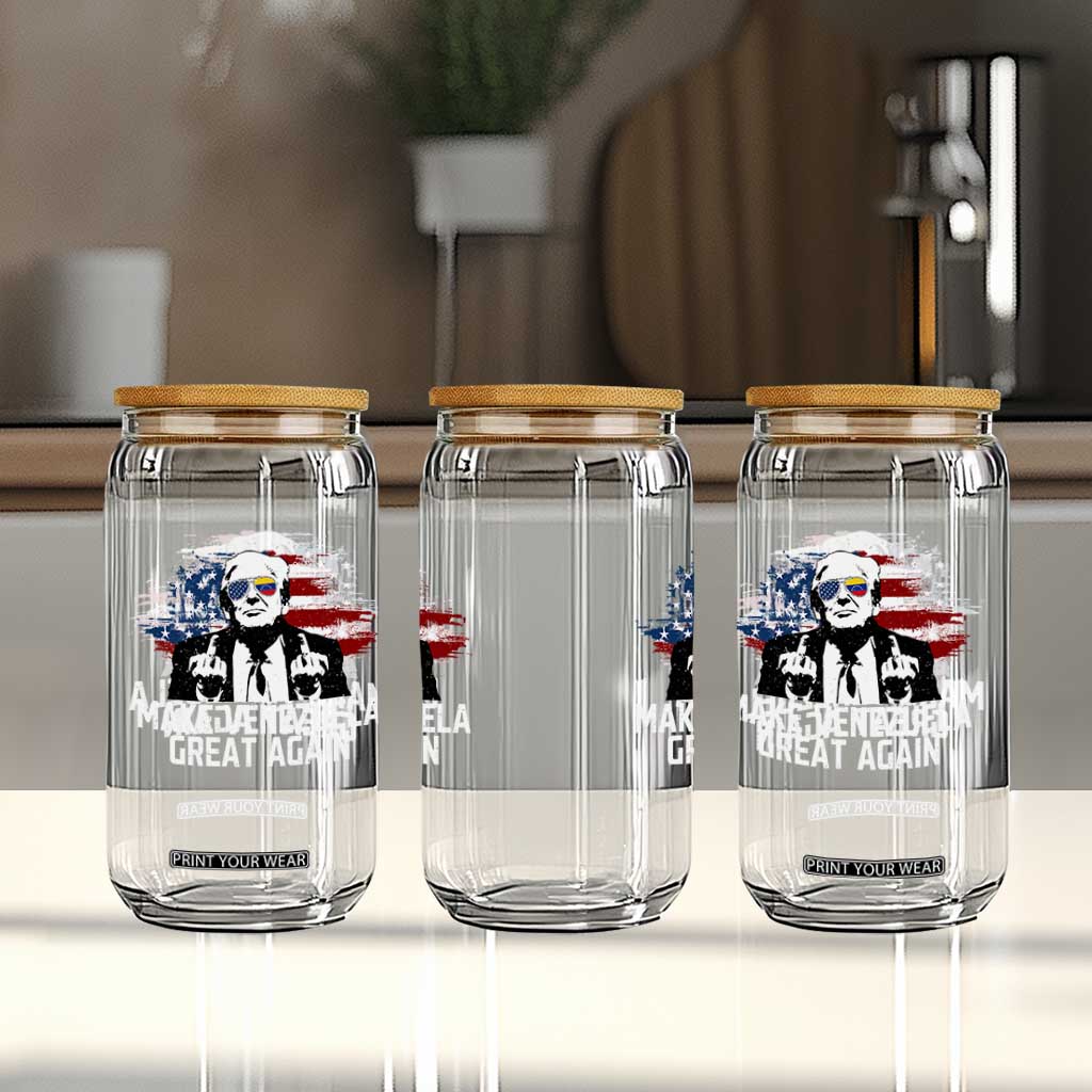 MVGA Make Venezuela Great Again Glass Can Funny Political Gift TS12 Print Your Wear