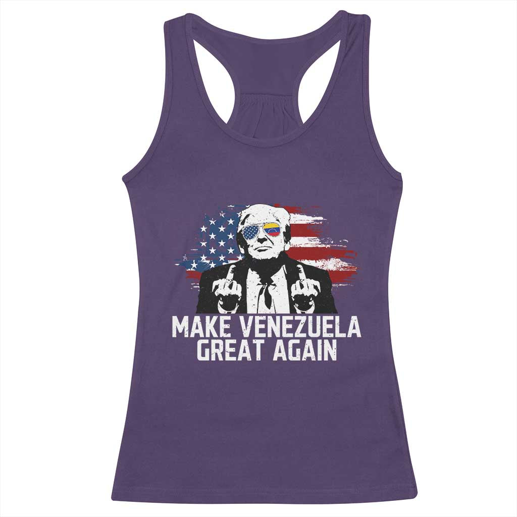 MVGA Make Venezuela Great Again Racerback Tank Top Funny Political Gift TS12 Purple Print Your Wear