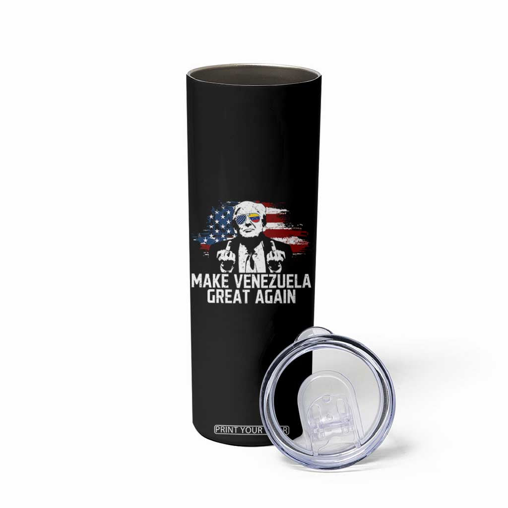 MVGA Make Venezuela Great Again Skinny Tumbler Funny Political Gift TS12 Print Your Wear
