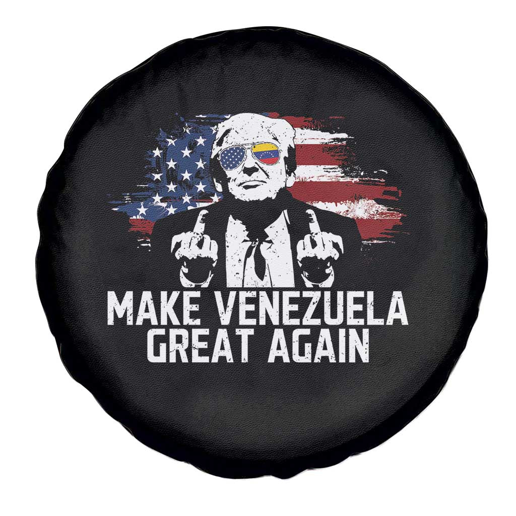 MVGA Make Venezuela Great Again Spare Tire Cover Funny Political Gift TS12 Print Your Wear