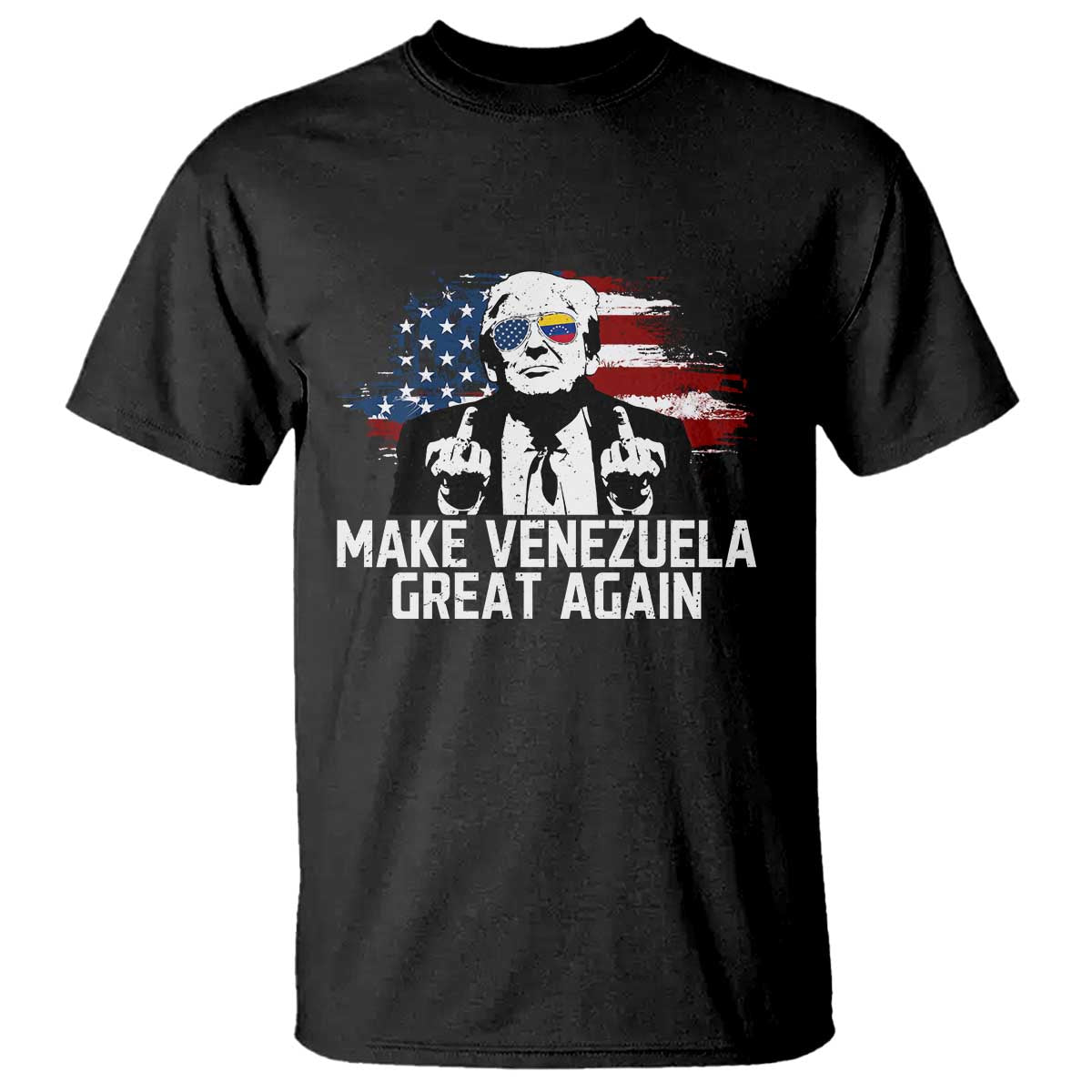 MVGA Make Venezuela Great Again T Shirt Funny Political Gift TS12 Black Print Your Wear