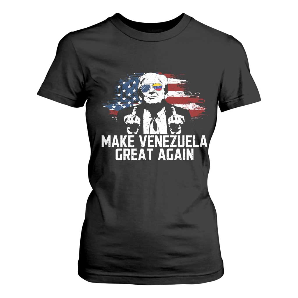 MVGA Make Venezuela Great Again T Shirt For Women Funny Political Gift TS12 Black Print Your Wear