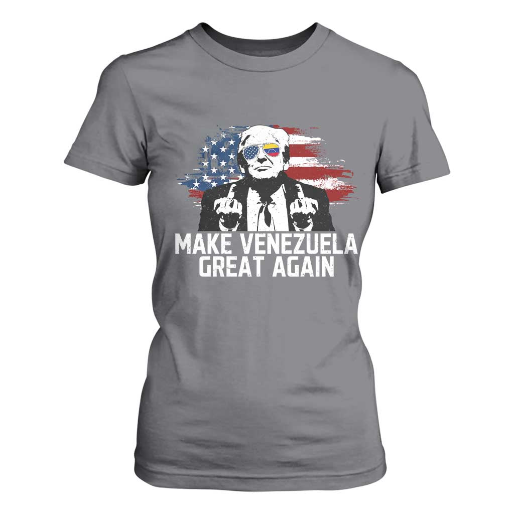 MVGA Make Venezuela Great Again T Shirt For Women Funny Political Gift TS12 Charcoal Print Your Wear