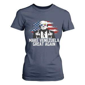 MVGA Make Venezuela Great Again T Shirt For Women Funny Political Gift TS12 Navy Print Your Wear