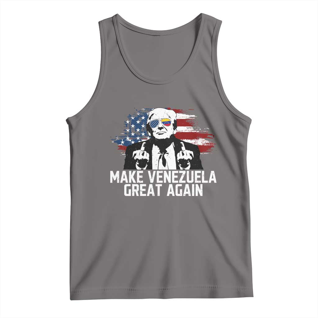 MVGA Make Venezuela Great Again Tank Top Funny Political Gift TS12 Deep Heather Print Your Wear