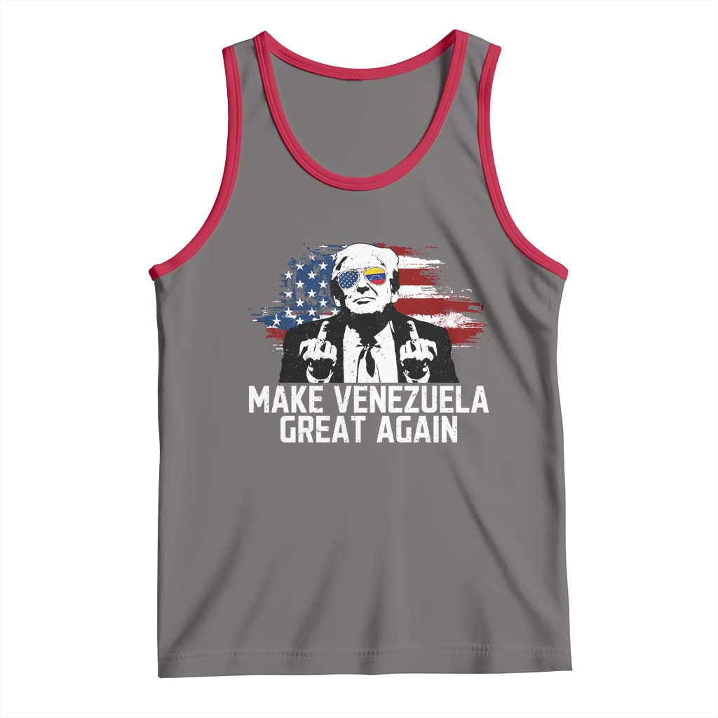 MVGA Make Venezuela Great Again Tank Top Funny Political Gift TS12 Deep Heather Red Print Your Wear