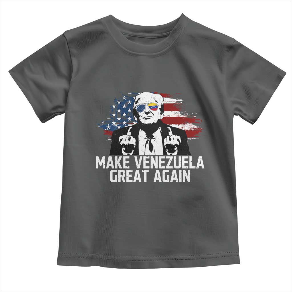 MVGA Make Venezuela Great Again Toddler T Shirt Funny Political Gift TS12 Dark Heather Print Your Wear