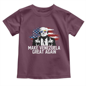 MVGA Make Venezuela Great Again Toddler T Shirt Funny Political Gift TS12 Maroon Print Your Wear