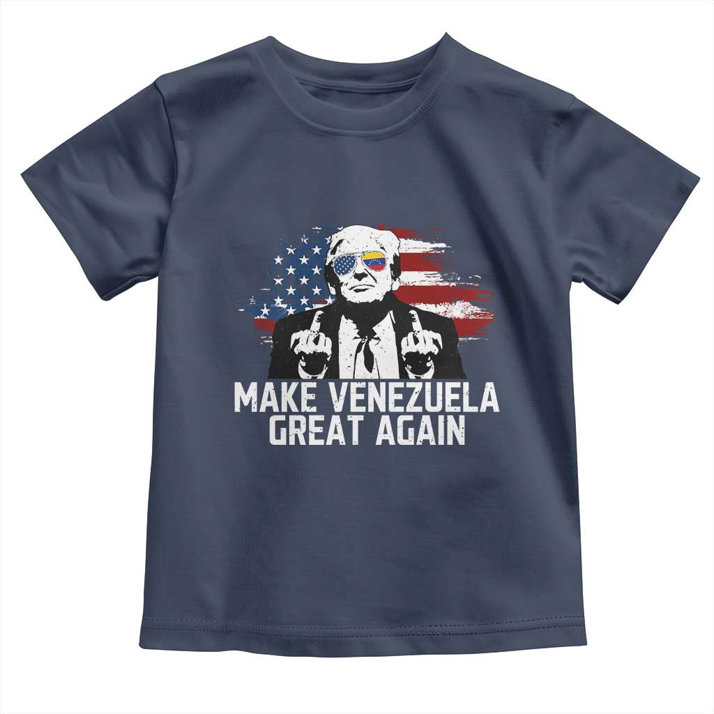 MVGA Make Venezuela Great Again Toddler T Shirt Funny Political Gift TS12 Navy Print Your Wear