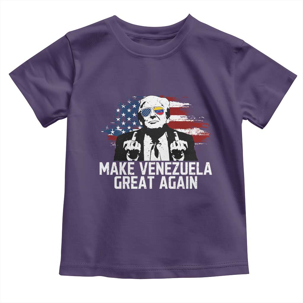 MVGA Make Venezuela Great Again Toddler T Shirt Funny Political Gift TS12 Purple Print Your Wear