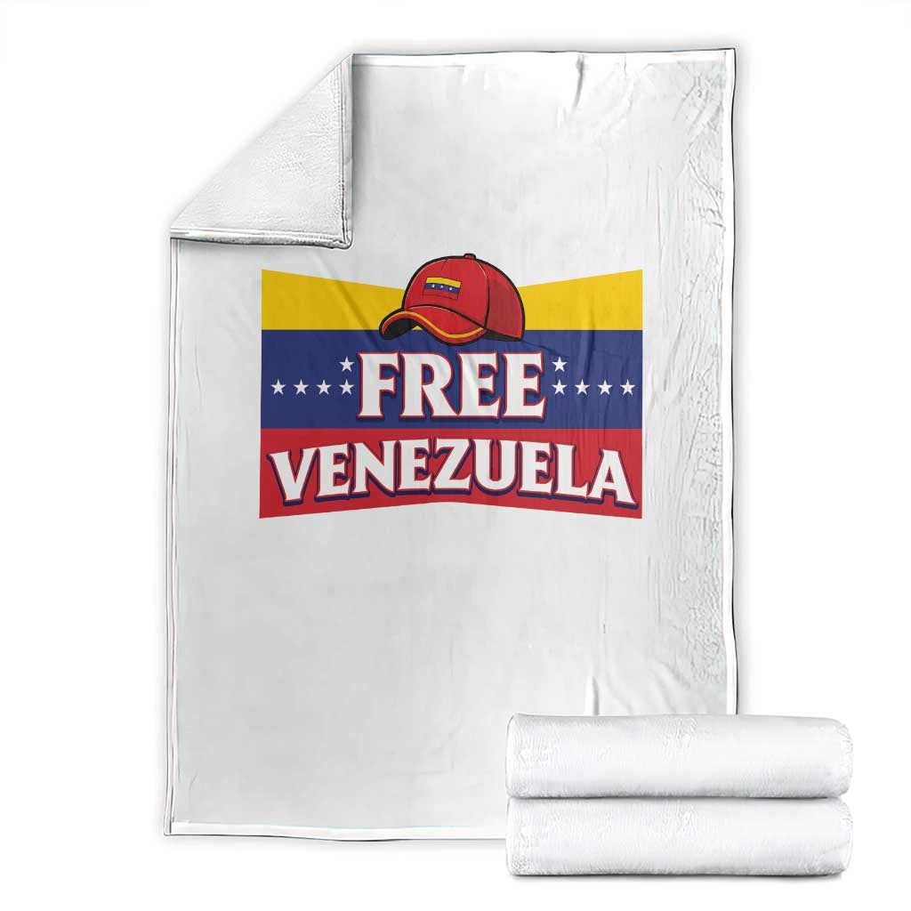 Free Venezuela Flag Patriotic Throw Blanket Venezuela Pride TS12 White Print Your Wear