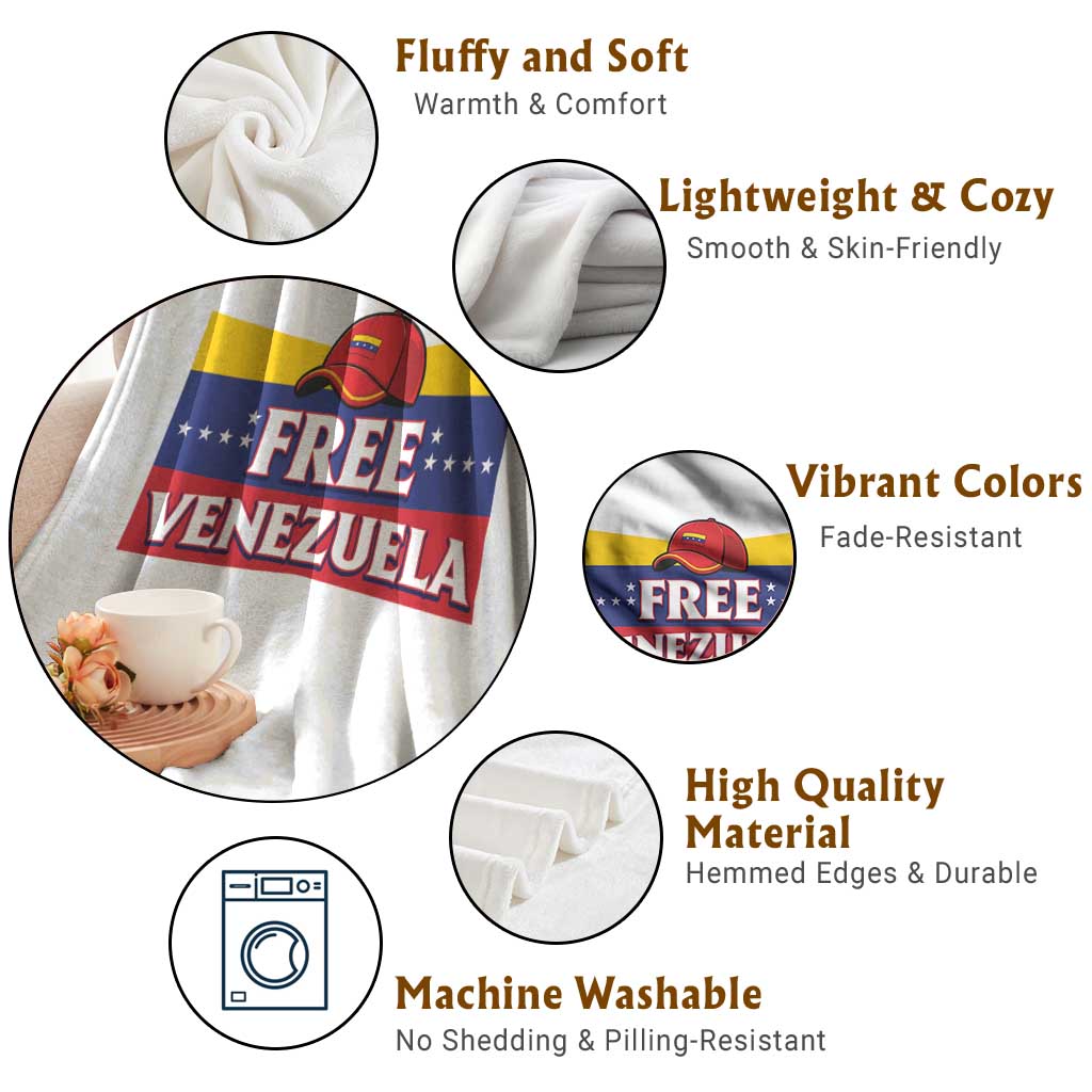 Free Venezuela Flag Patriotic Throw Blanket Venezuela Pride TS12 Print Your Wear