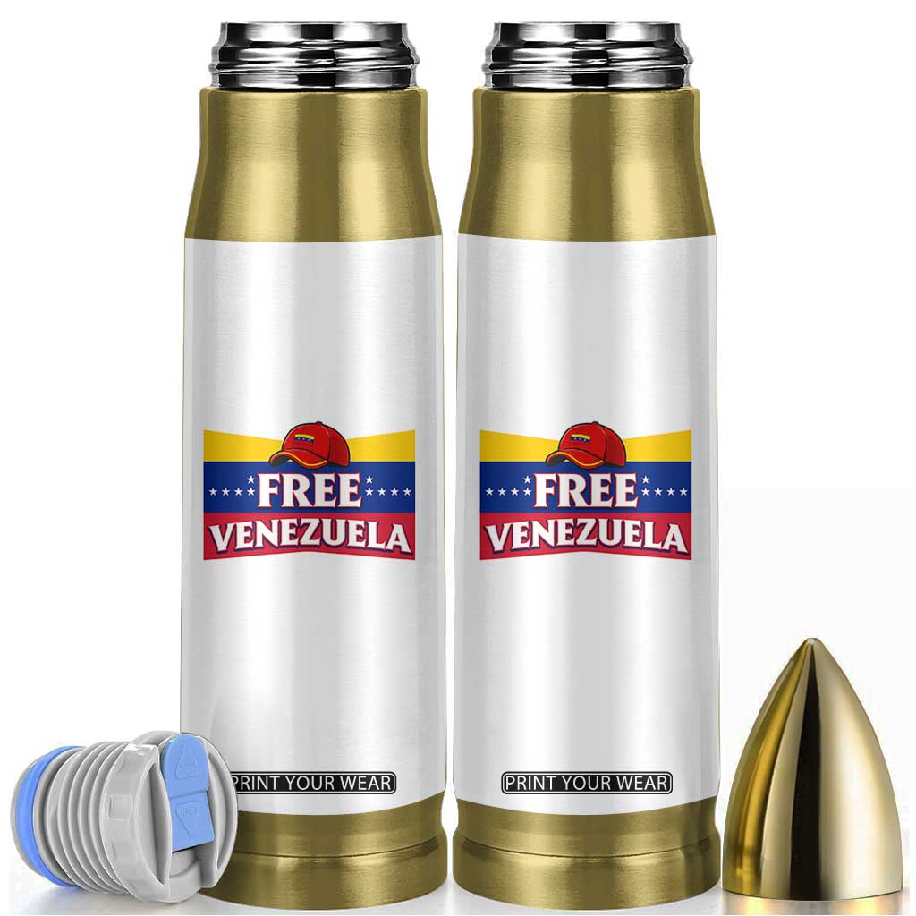 Free Venezuela Flag Patriotic Bullet Tumbler Venezuela Pride TS12 White Print Your Wear