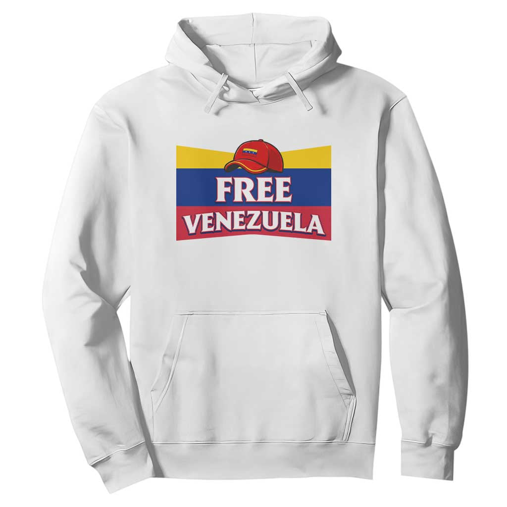 Free Venezuela Flag Patriotic Hoodie Venezuela Pride TS12 White Print Your Wear