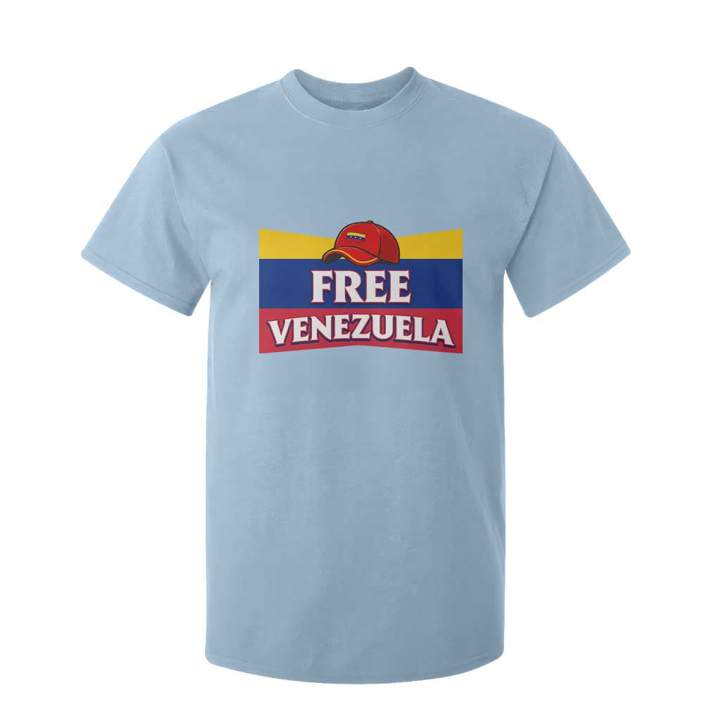 Free Venezuela Flag Patriotic T Shirt For Kid Venezuela Pride TS12 Light Blue Print Your Wear