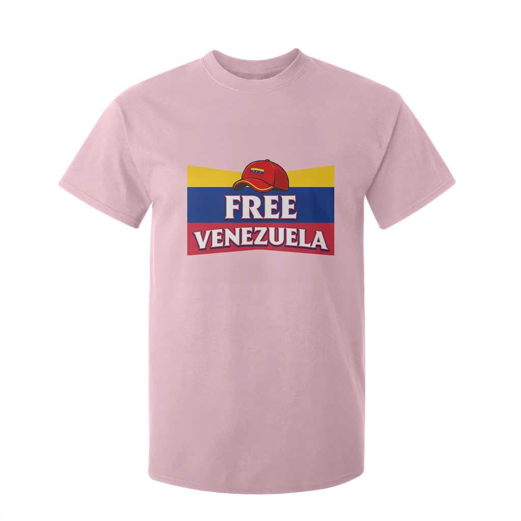 Free Venezuela Flag Patriotic T Shirt For Kid Venezuela Pride TS12 Light Pink Print Your Wear