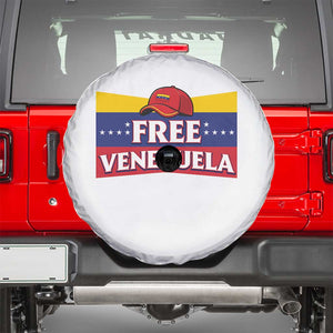 Free Venezuela Flag Patriotic Spare Tire Cover Venezuela Pride TS12 White Print Your Wear