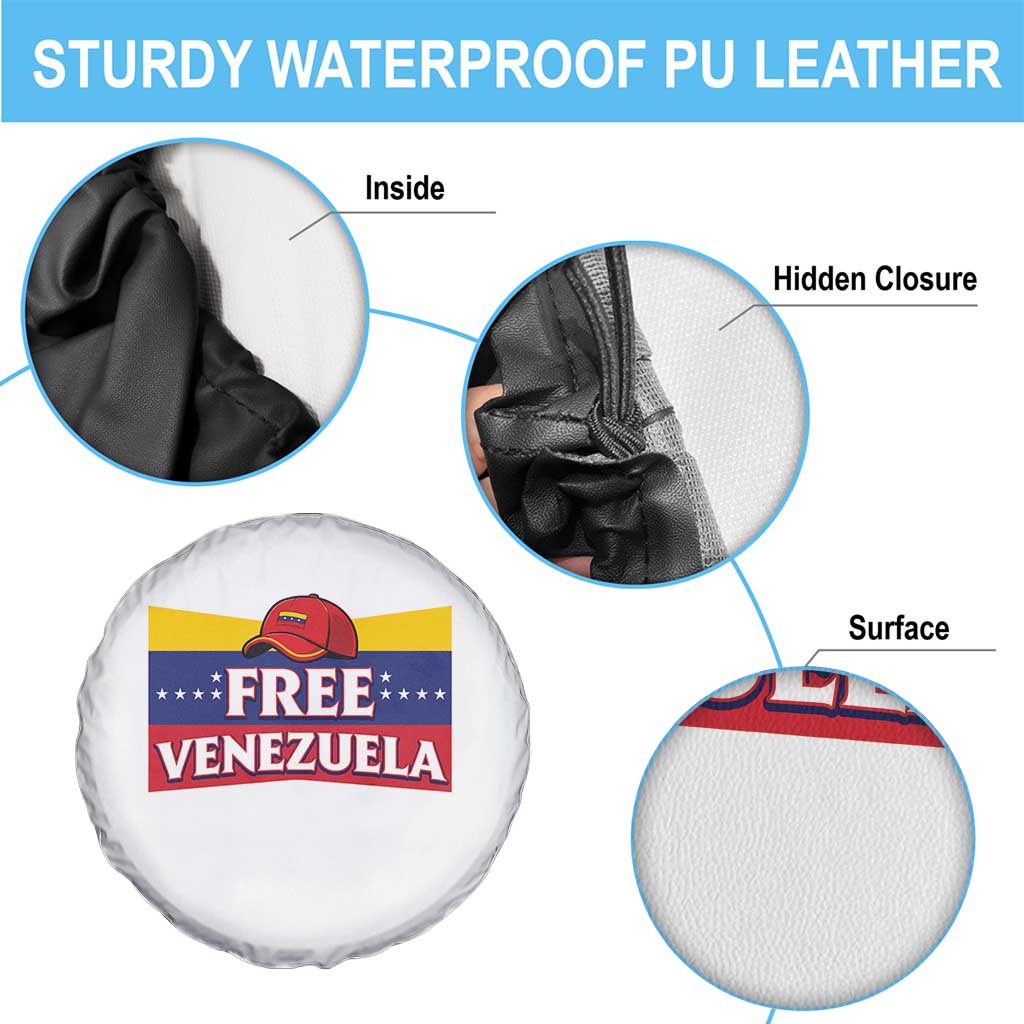 Free Venezuela Flag Patriotic Spare Tire Cover Venezuela Pride TS12 Print Your Wear