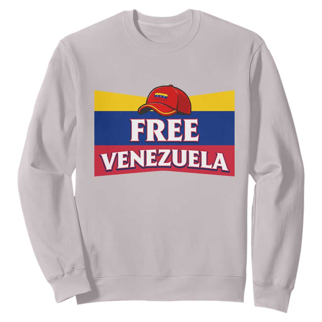 Free Venezuela Flag Patriotic Sweatshirt Venezuela Pride TS12 Ice Gray Print Your Wear