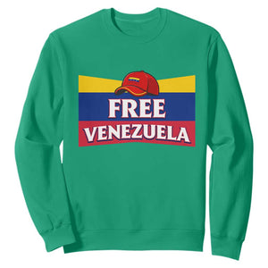 Free Venezuela Flag Patriotic Sweatshirt Venezuela Pride TS12 Irish Green Print Your Wear