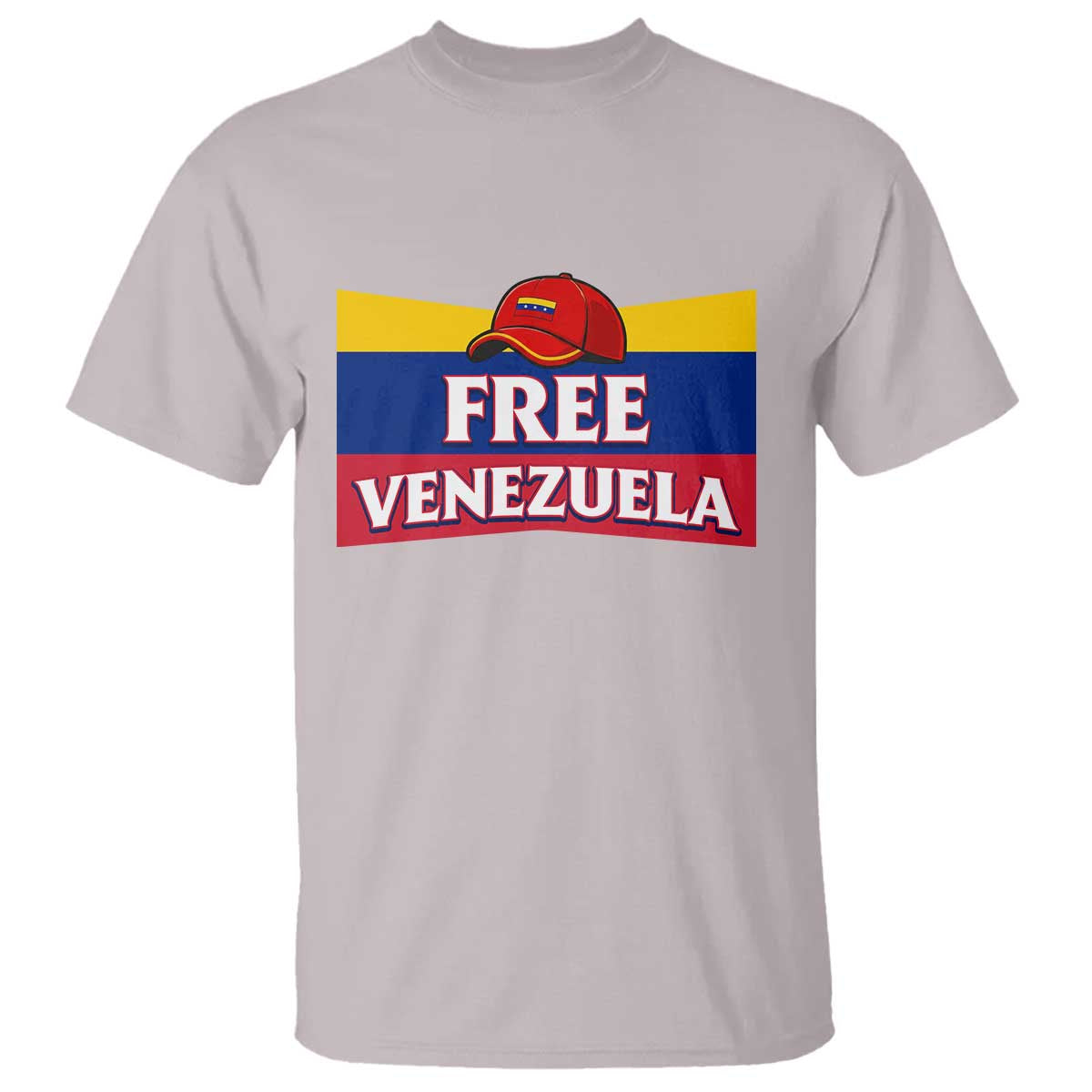 Free Venezuela Flag Patriotic T Shirt Venezuela Pride TS12 Ice Gray Print Your Wear