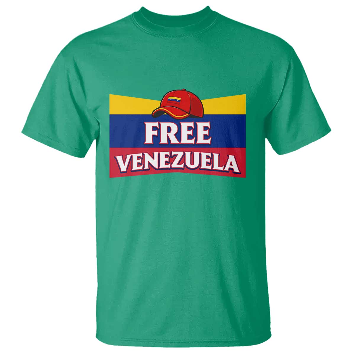 Free Venezuela Flag Patriotic T Shirt Venezuela Pride TS12 Irish Green Print Your Wear