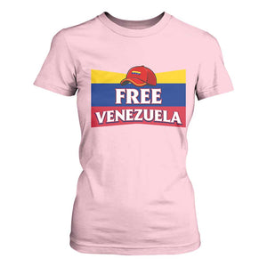 Free Venezuela Flag Patriotic T Shirt For Women Venezuela Pride TS12 Light Pink Print Your Wear