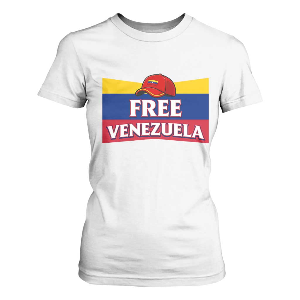 Free Venezuela Flag Patriotic T Shirt For Women Venezuela Pride TS12 White Print Your Wear