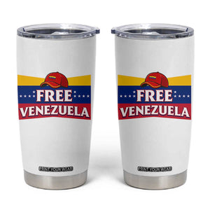 Free Venezuela Flag Patriotic Tumbler Cup Venezuela Pride TS12 White Print Your Wear