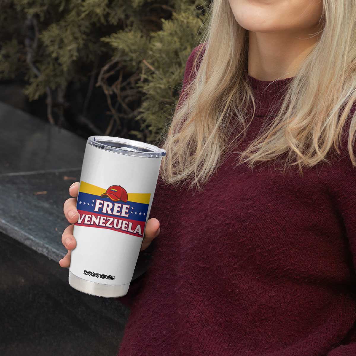 Free Venezuela Flag Patriotic Tumbler Cup Venezuela Pride TS12 Print Your Wear