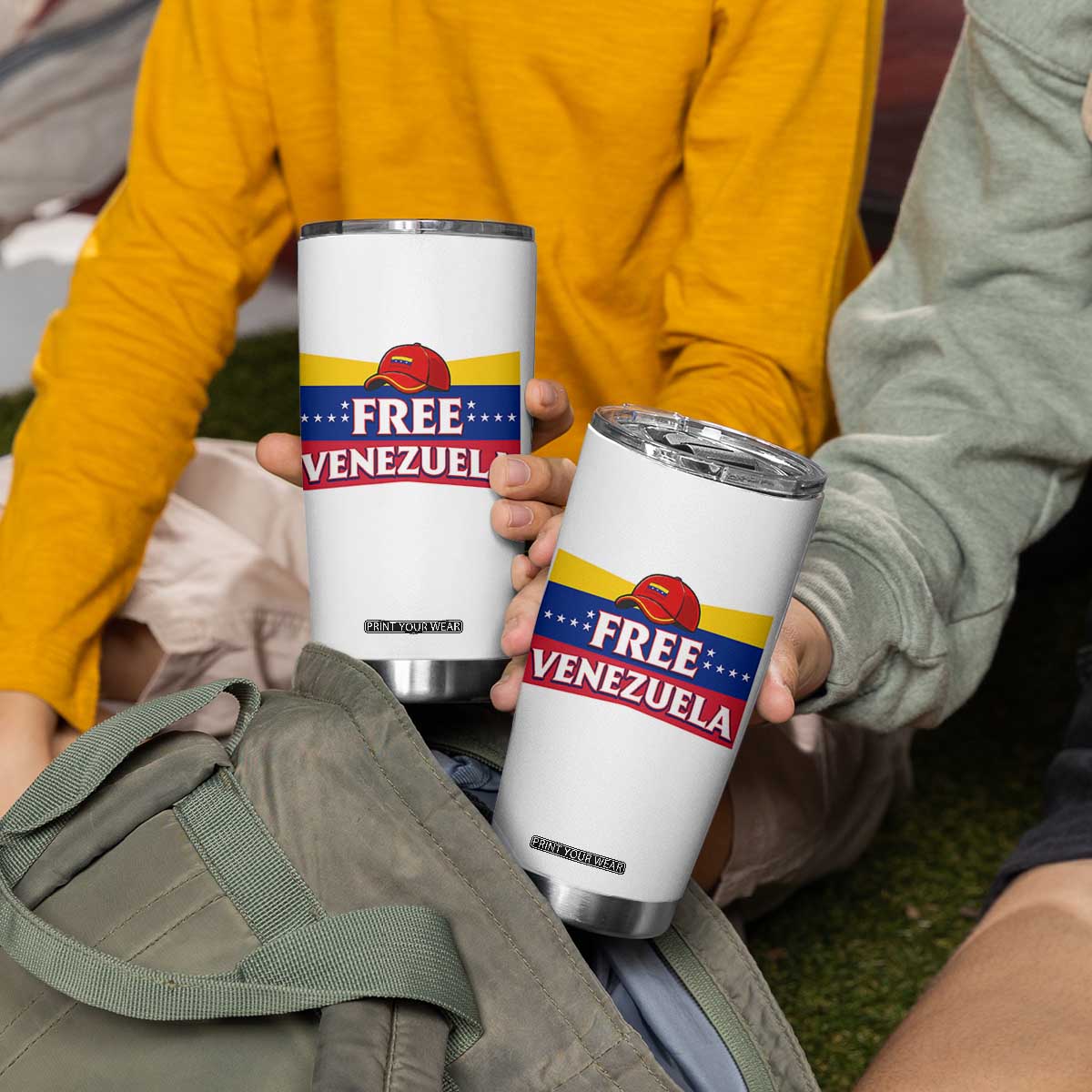 Free Venezuela Flag Patriotic Tumbler Cup Venezuela Pride TS12 Print Your Wear