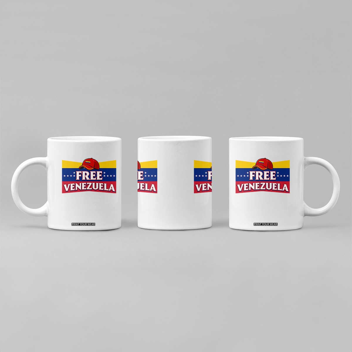 Free Venezuela Flag Patriotic Coffee Mug Venezuela Pride TS12 Print Your Wear