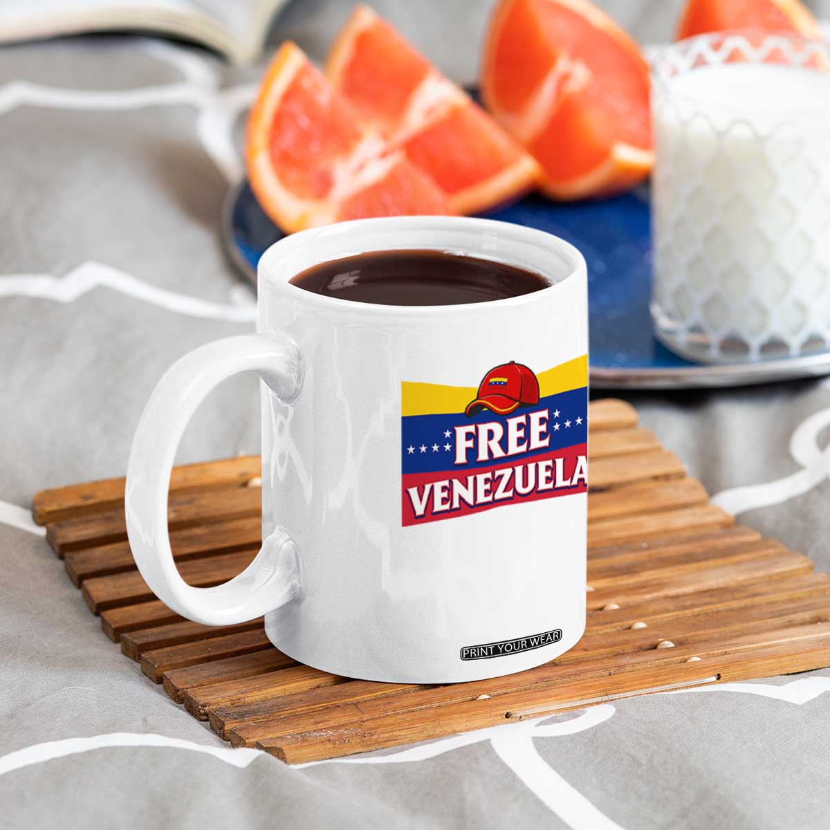 Free Venezuela Flag Patriotic Coffee Mug Venezuela Pride TS12 Print Your Wear