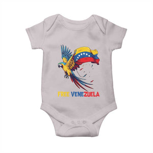 American Venezuela Support Freedom Baby Onesie Venezuelan Free TS12 Ice Gray Print Your Wear