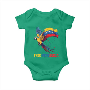 American Venezuela Support Freedom Baby Onesie Venezuelan Free TS12 Irish Green Print Your Wear