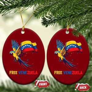 American Venezuela Support Freedom Ceramic Ornament Venezuelan Free TS12 Print Your Wear