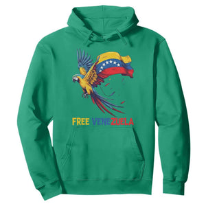 American Venezuela Support Freedom Hoodie Venezuelan Free TS12 Irish Green Print Your Wear