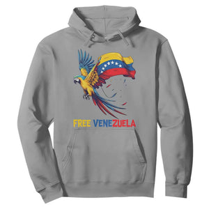 American Venezuela Support Freedom Hoodie Venezuelan Free TS12 Sport Gray Print Your Wear