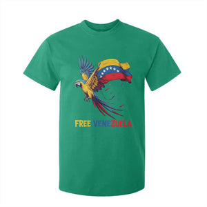 American Venezuela Support Freedom T Shirt For Kid Venezuelan Free TS12 Irish Green Print Your Wear