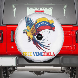 American Venezuela Support Freedom Spare Tire Cover Venezuelan Free TS12 White Print Your Wear