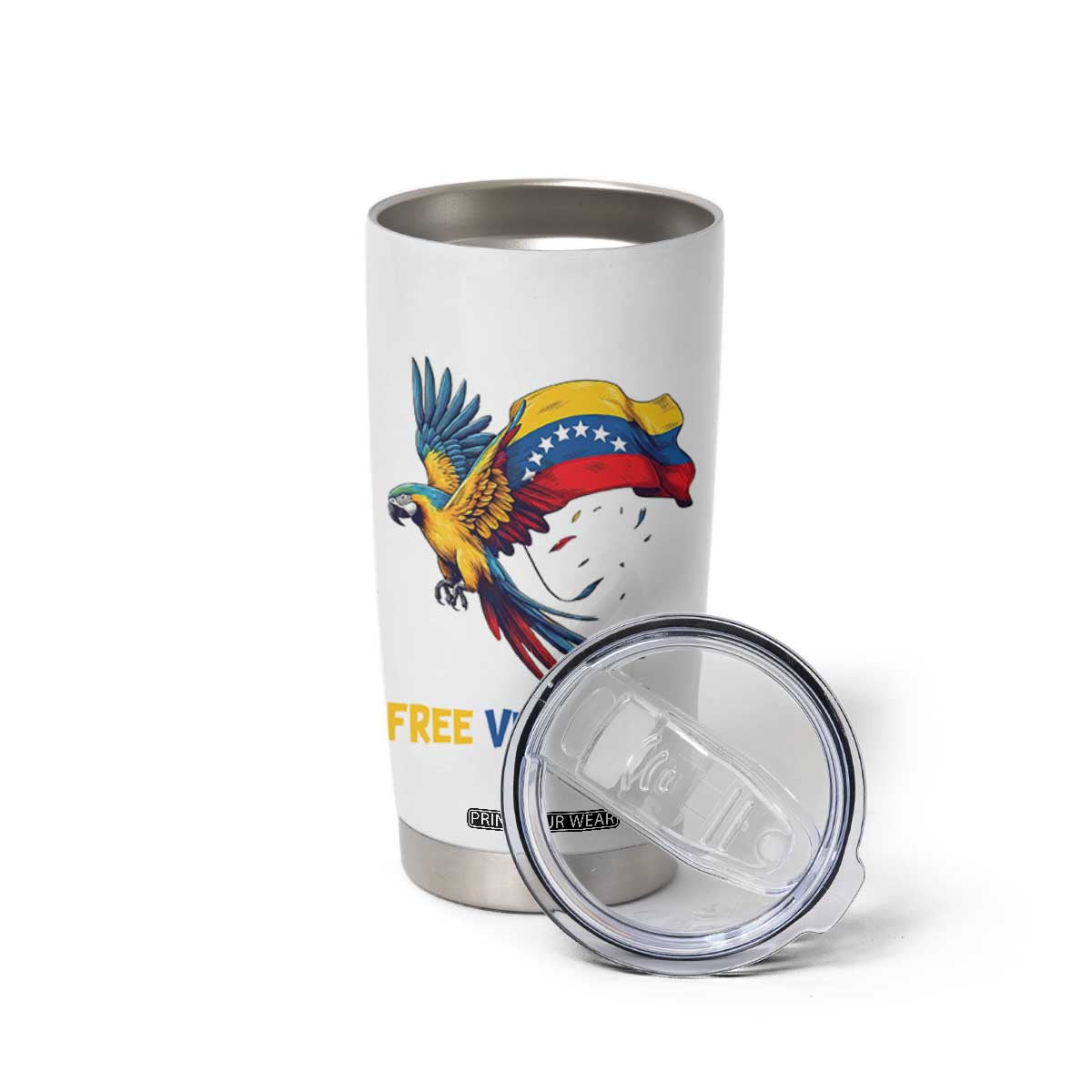 American Venezuela Support Freedom Tumbler Cup Venezuelan Free TS12 Print Your Wear