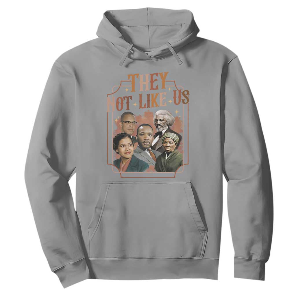 They Not Like Us Hoodie African American History Leaders TS12 Sport Gray Print Your Wear