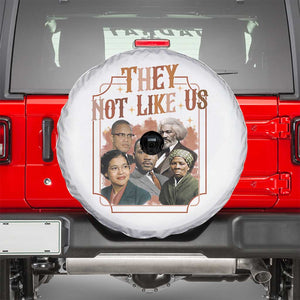 They Not Like Us Spare Tire Cover African American History Leaders TS12 White Print Your Wear