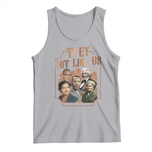They Not Like Us Tank Top African American History Leaders TS12 Athletic Heather Print Your Wear
