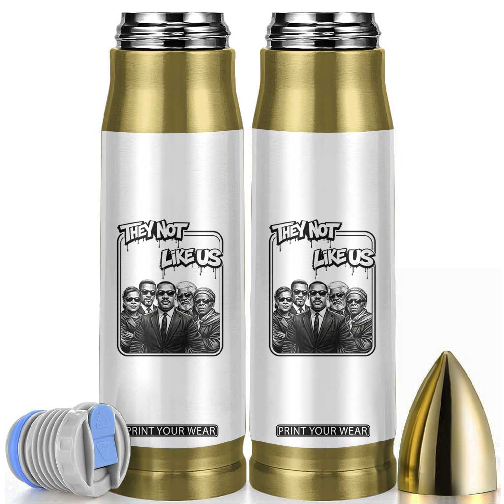 Vintage African American Heroes Bullet Tumbler They Not Like Us TS12 White Print Your Wear