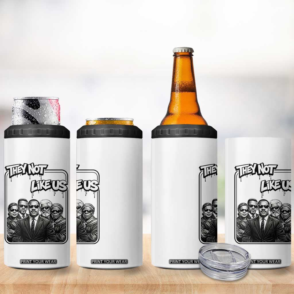 Vintage African American Heroes 4 in 1 Can Cooler Tumbler They Not Like Us TS12 Print Your Wear