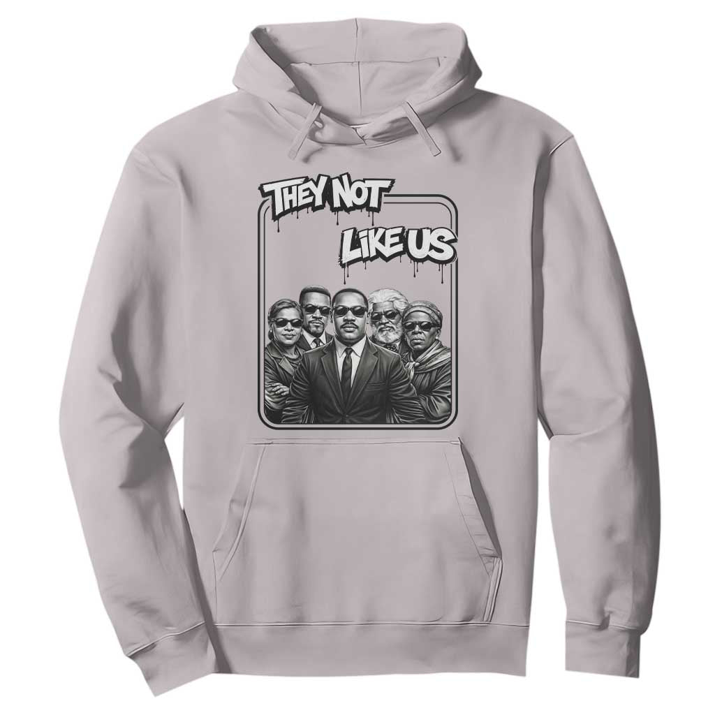 Vintage African American Heroes Hoodie They Not Like Us TS12 Ice Gray Print Your Wear