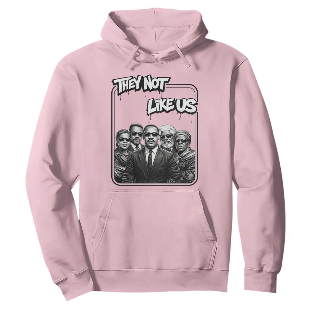 Vintage African American Heroes Hoodie They Not Like Us TS12 Light Pink Print Your Wear