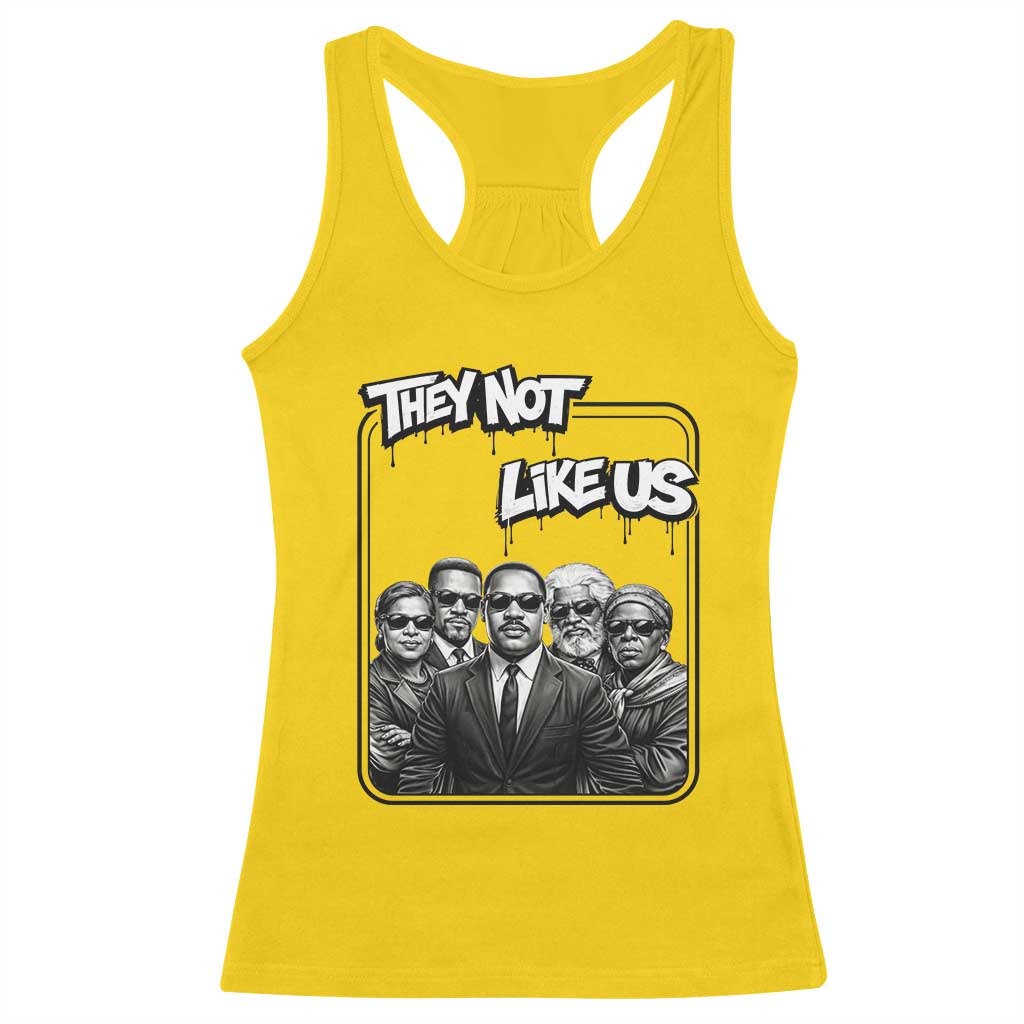 Vintage African American Heroes Racerback Tank Top They Not Like Us TS12 Daisy Print Your Wear